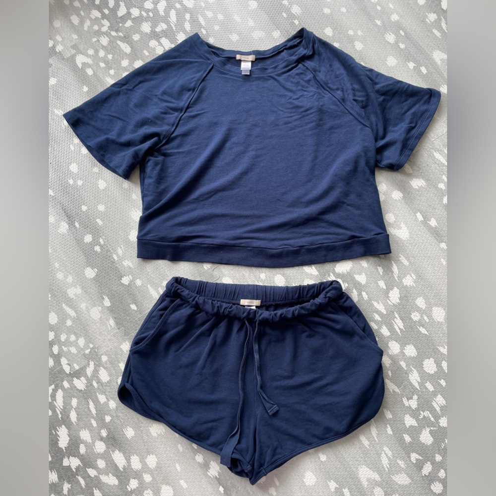 Eberjey Blue PJ set XS